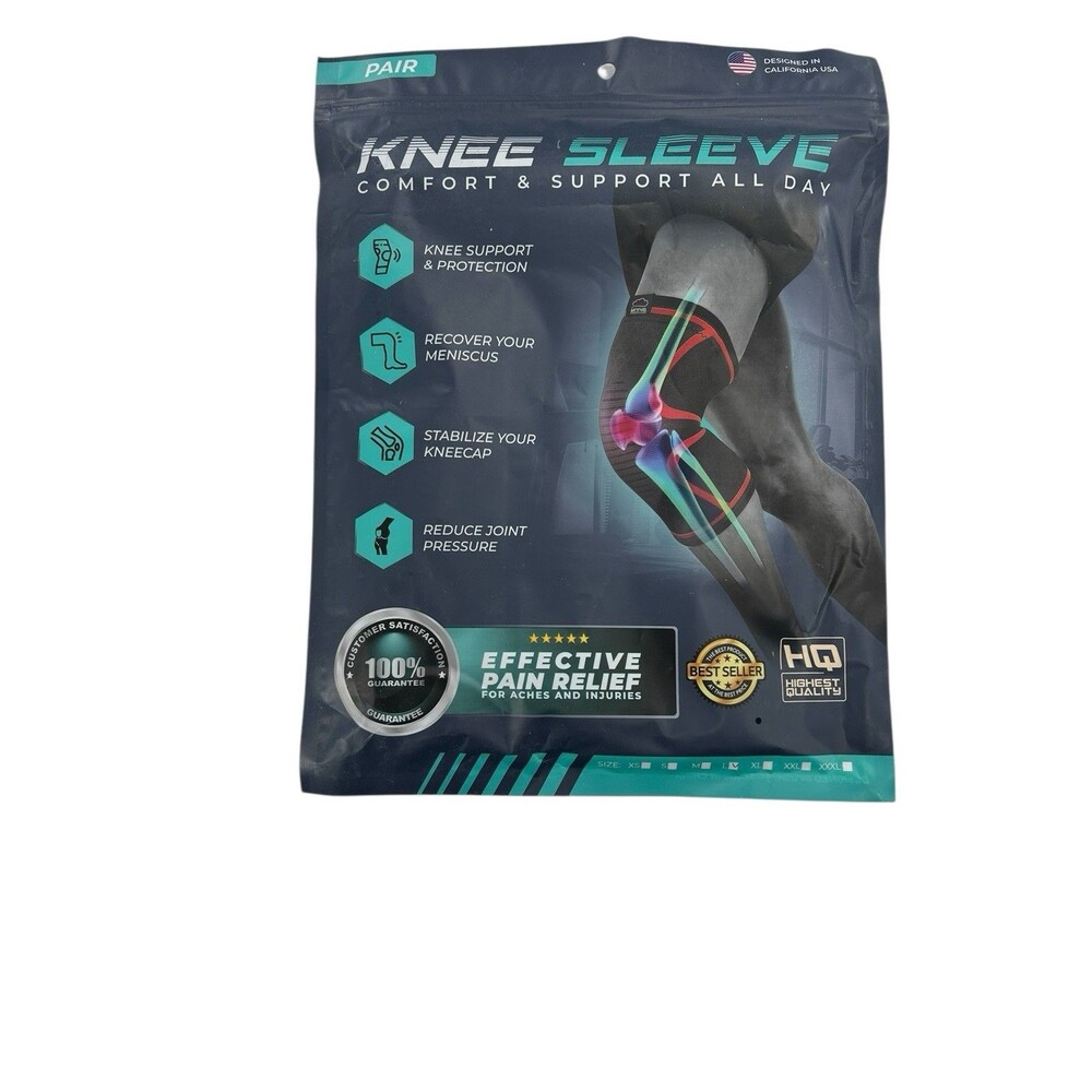 Modvel Compression Knee Brace Women Men 2 Pack Knee Brace Large Fast Shipping